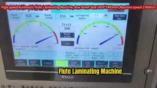 JIGUO 高速自動フルートラミネート機