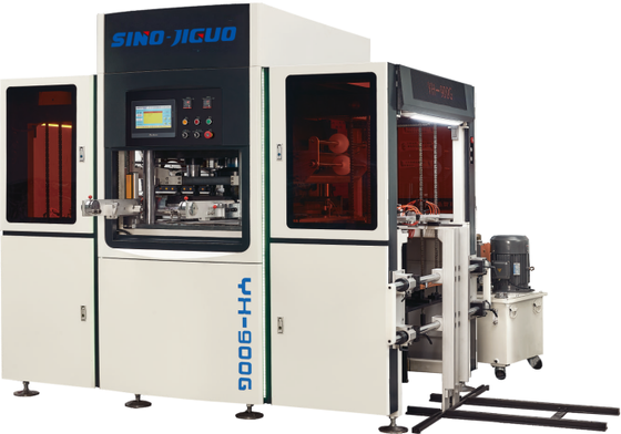 購入 JIGUO YH-900G自動サーボホットスタンピングマシーン,最大スタンピングサイズ:700X520 (mm),適正なシート厚さ:105-3000gsm,スタンピングロールの数:2ロール online manufacture