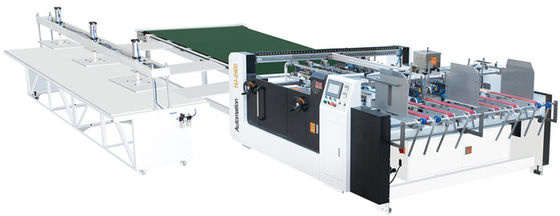 購入 1650x1060mmの半自動ホールダーのGluer機械波形のカートン箱 online manufacture