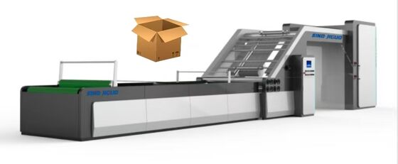 JIGUO FMZ-1700 高速自動フルートラミネーター、最大シートサイズ：1700*1450mm、機械速度：164m/分（15000枚/時）