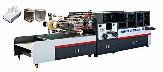 JIGUO 効率的なコーナーカットと折り目付けウィンドウパッチ貼り機（包装用）