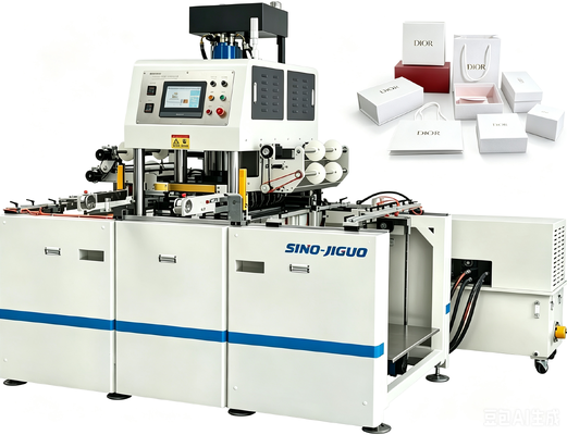 Automatic Hydraulic Hot Foil Stamping Machine 20Ton Pressure, For Birthday Sign & Paper Tag Gold Foil Stamping
